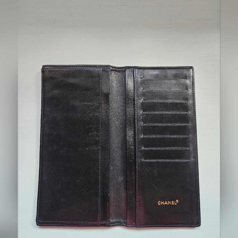 Chanel Chocolate Bar Long Leather Wallet - Picture 3 of 7